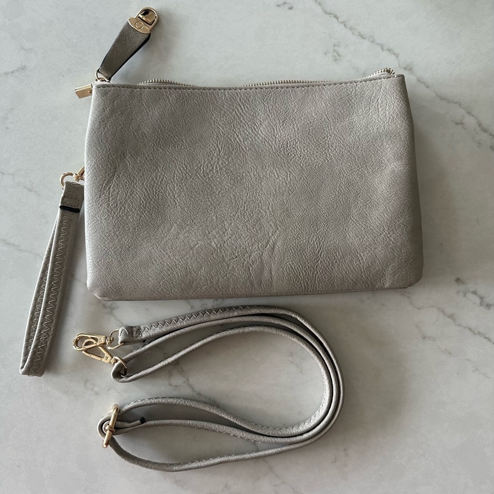 Gray Clutch Purse​ - Picture 2 of 8